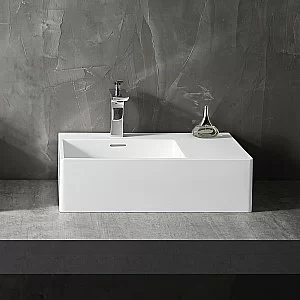 Раковина ABBER Stein AS2644 L/R белая матовая купить в интернет-магазине Sanbest