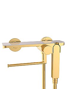 Гигиенический душ со смесителем WeltWasser HIGI SH2 GL золото купить в интернет-магазине сантехники Sanbest