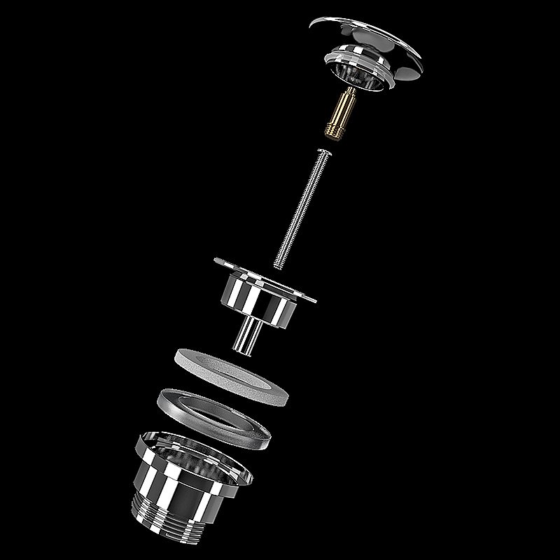 Донный клапан Elghansa WBT-227 хром купить в интернет-магазине сантехники Sanbest