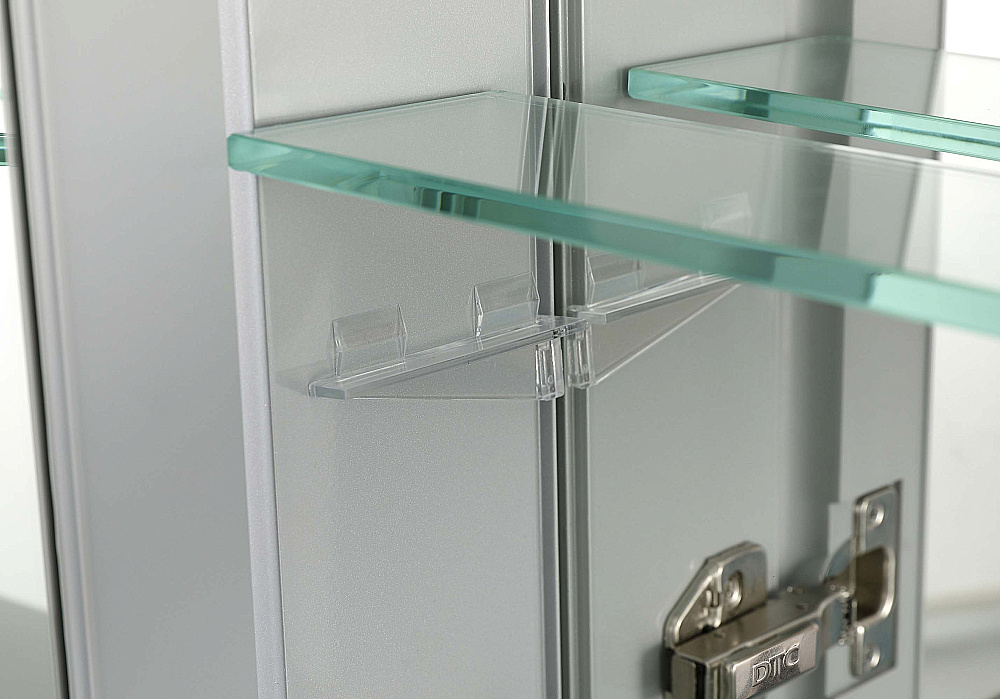 Зеркальный шкаф Aquqtek AQ7608-MC 63,6х66 хром купить в интернет-магазине сантехники Sanbest