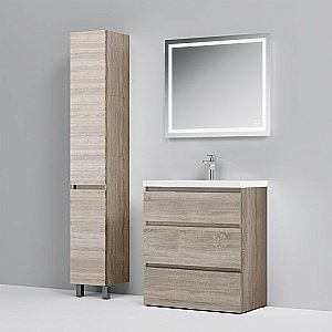 Тумба с раковиной AM.PM Gem S 75 светлый дуб для ванной в интернет-магазине Sanbest