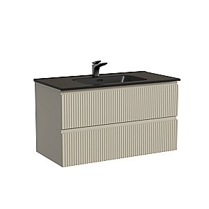 Тумба с раковиной Sancos Snob R SNR90CE/CN7002MB Beige Soft для ванной в интернет-магазине Sanbest