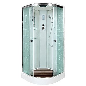 Душевая кабина DTO ЕМ1580 с пультом 80х80 купить в интернет-магазине Sanbest