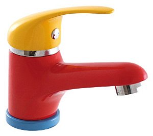 Смеситель для раковины Rav-Slezak Seina Junior SAJ091.5 красный/желтый/синий купить в интернет-магазине сантехники Sanbest