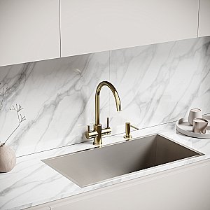 Смеситель для кухни Sancos Taper SC4012BG брашированное золото купить в интернет-магазине сантехники Sanbest