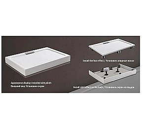 Душевой поддон WeltWasser WW TRS1280 120х80 белый купить в интернет-магазине Sanbest