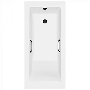 Ванна Delice Diapason DLR330040RB-G 190х90 белая/ручки черные купить в интернет-магазине Sanbest
