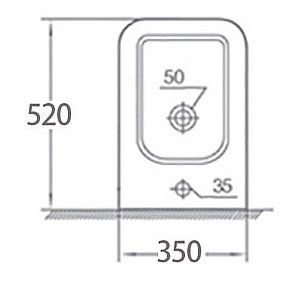 Биде Boheme Mane 970-BDT-W белое купить в интернет-магазине Sanbest