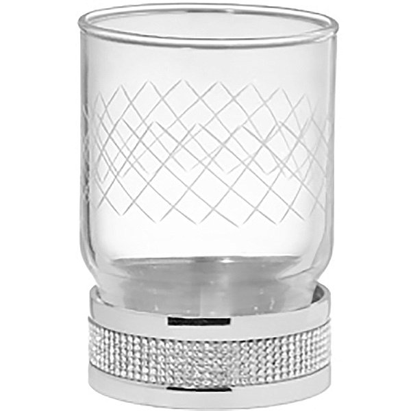 Стакан Boheme Royal Cristal 10931-CR хром купить в интернет-магазине сантехники Sanbest