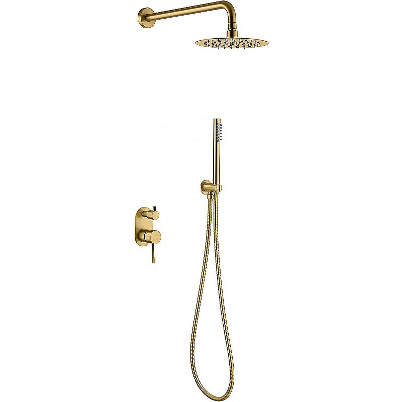 Душевая система Boheme Uno 464-MG матовое золото купить в интернет-магазине сантехники Sanbest