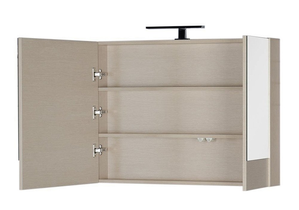 Зеркальный шкаф Aquanet Нота 90 светлый дуб купить в интернет-магазине сантехники Sanbest