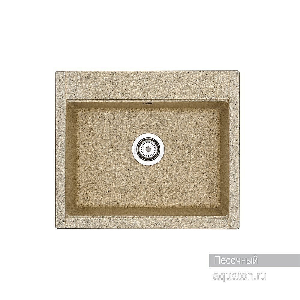 Мойка для кухни Акватон Делия 60 1A715232LD220 бежевый купить в интернет-магазине сантехники Sanbest