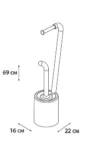Стойка для ванной FIXSEN WENDY FX-7032-93 купить в интернет-магазине сантехники Sanbest