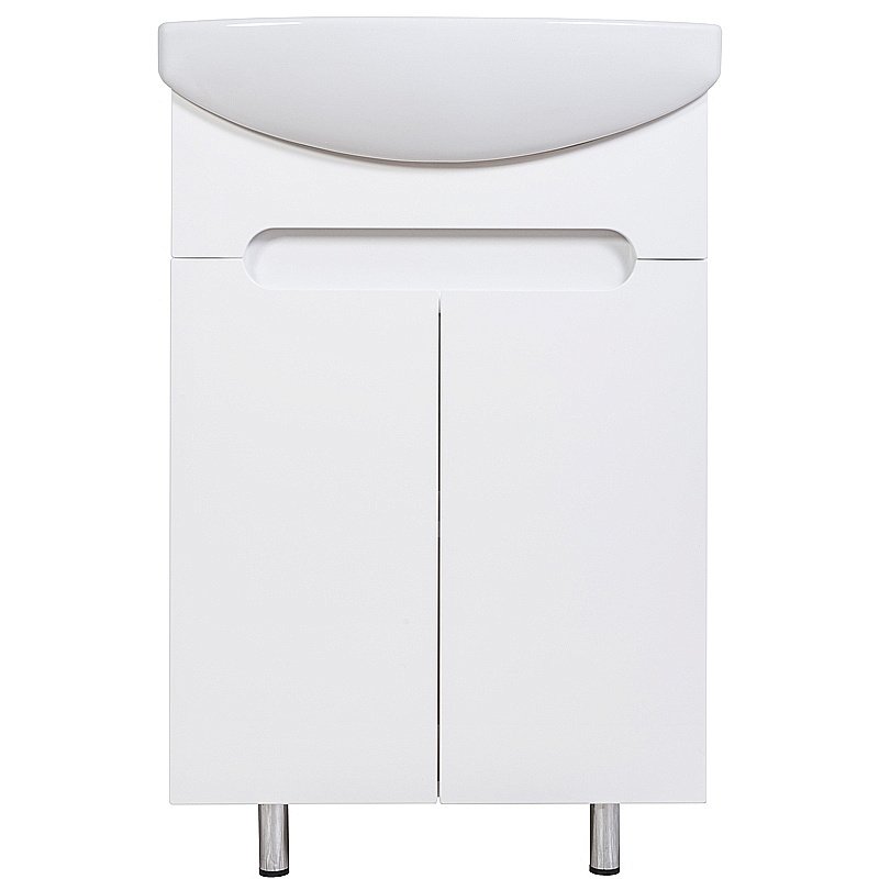 Тумба с раковиной Rush Pioneer 60 PIS79260W белая для ванной в интернет-магазине Sanbest