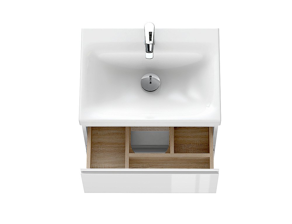 Мебель для ванной Cersanit Moduo 60 белая для ванной в интернет-магазине Sanbest