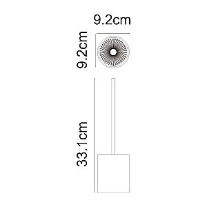 Ершик для унитаза WasserKRAFT Havel K-7427 белый матовый купить в интернет-магазине сантехники Sanbest