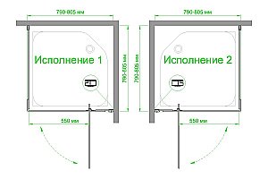 Душевой уголок Royal Bath RB 80х80 HPVD-C-CH стекло матовое/профиль хром купить в интернет-магазине Sanbest