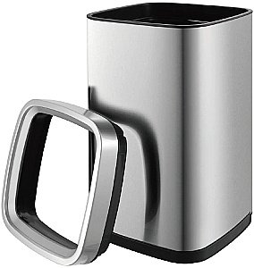 Ведро для мусора WeltWasser WW NOLAND BL 12L черное матовое купить в интернет-магазине сантехники Sanbest