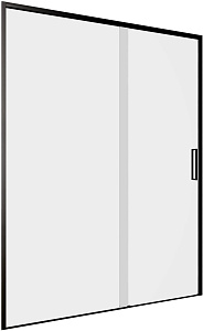 Душевая дверь Aquanet Pleasure Evo 140 AE65-N140-BT стекло прозрачное/профиль черный купить в интернет-магазине Sanbest