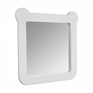 Зеркало Акватон Каспер Мишка 1A283402CRE20 белое матовое в ванную от интернет-магазине сантехники Sanbest