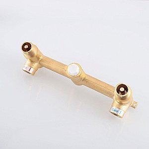 Смеситель для раковины Vincea Groove VBFW-4G1GM вороненая сталь купить в интернет-магазине сантехники Sanbest