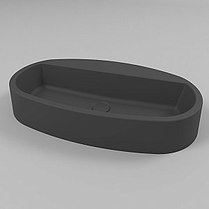 Раковина накладная WhiteCross Obsidian 65 0736.065037.201 черная матовая купить в интернет-магазине Sanbest