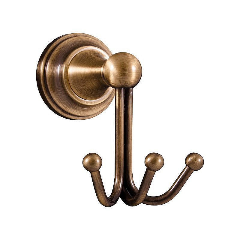 Крючок тройной Rav-Slezak MORAVA MKA0105SM купить в интернет-магазине сантехники Sanbest