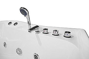 Ванна гидромассажная Loranto CS-806NL/RN 120х170 белая купить в интернет-магазине Sanbest