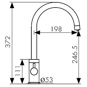 Смеситель для кухни Kaiser Merkur 26744-16 купить в интернет-магазине сантехники Sanbest