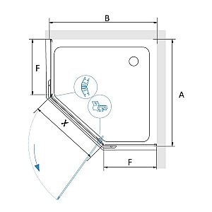 Душевая система RGW Shower Panels SP-6143-01 50140801-01 хром купить в интернет-магазине сантехники Sanbest