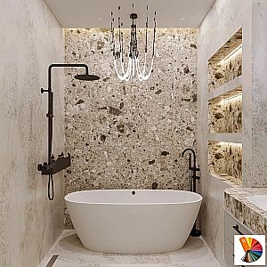 Ванна из искусственного камня Veconi Imperia IMP17080RAL 170х80 цвет по ral купить в интернет-магазине Sanbest