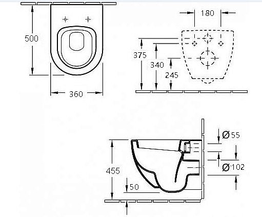 Унитаз подвесной Esbano LOTUS ESUPLOTUBM безободковый, с крышкой микролифт, матовый  черный купить в интернет-магазине Sanbest