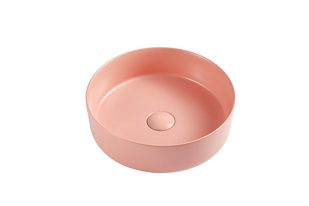 Раковина D&K Matrix 35 DT1391504 розовая матовая купить в интернет-магазине Sanbest