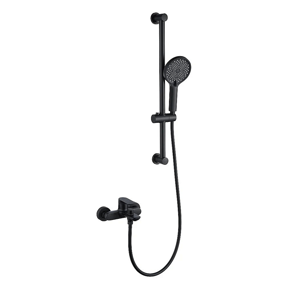 Смеситель для ванны Black&White Universe 8303B черный матовый купить в интернет-магазине сантехники Sanbest