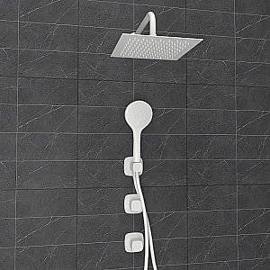 Душевая система WasserKRAFT Saale 9500 SET2839 белый Soft-touch матовый купить в интернет-магазине сантехники Sanbest