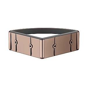 Угловая полочка для душа Keuco Elegance 11657290001 Розовое золото матовое купить в интернет-магазине сантехники Sanbest