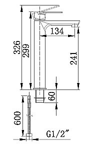 Смеситель для раковины Boch Mann DORIS XLB BM8599 купить в интернет-магазине сантехники Sanbest