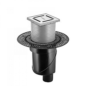 Душевой трап прямой Berges Platz Norma 10х10 091058 хром глянец купить в интернет-магазине Sanbest