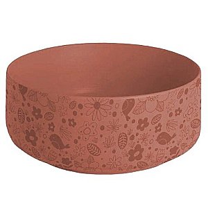 Раковина накладная Artceram Cognac 42 COL001 14 87 Rosso corallo/lol купить в интернет-магазине Sanbest