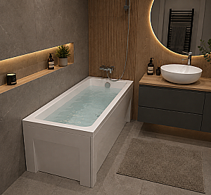 Ванна Timo RITTA14570 145x70 белая купить в интернет-магазине Sanbest