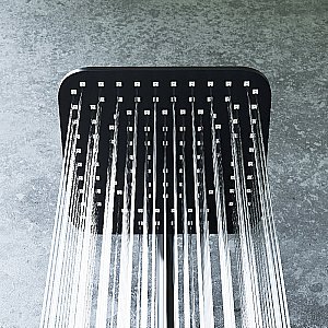 Душевая система Dorff Norma D0712020 черная матовая купить в интернет-магазине сантехники Sanbest