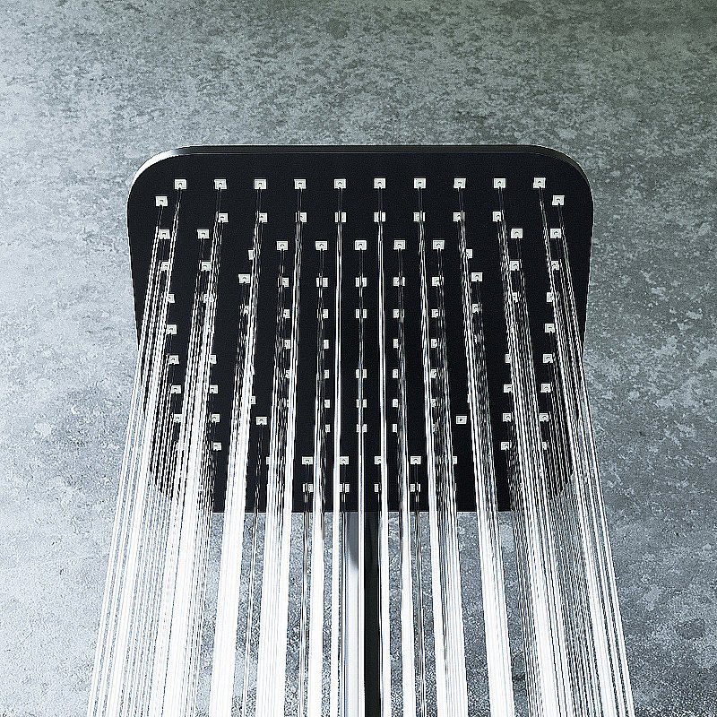 Душевая система Dorff Norma D0712020 черная матовая купить в интернет-магазине сантехники Sanbest