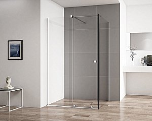 Душевой уголок Cezares Stream 120x90 STREAM-AH-1-120/90-C-Cr стекло прозрачное/профиль хром купить в интернет-магазине Sanbest