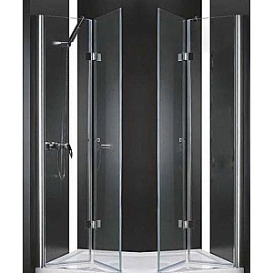 Душевая дверь Cezares ELENA-BS-22-200-C-Cr стекло прозрачное/профиль хром купить в интернет-магазине Sanbest