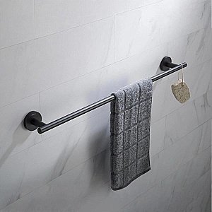 Полотенцедержатель Aquatek Оберон AQ4214MB черный матовый купить в интернет-магазине сантехники Sanbest