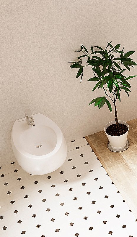 Биде Sanita Luxe Ringo RNGSLBI01 белое купить в интернет-магазине Sanbest