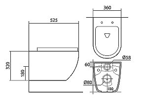 Унитаз с инсталляцией Aquatek Европа Set AQUATEK ЕВРОПА-KKI2 белый, с крышкой микролифт, безободковый купить в интернет-магазине Sanbest