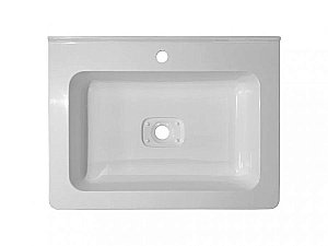 Раковина Эстет Каре Люкс 60 ФР-00006472 белая купить в интернет-магазине Sanbest