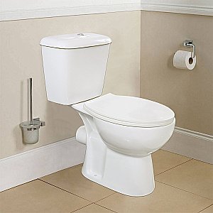 Унитаз напольный Loranto Lino CS-CT8812 с бачком, с сиденьем микролифт, белый купить в интернет-магазине Sanbest