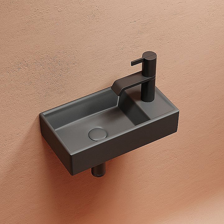 Раковина Ceramica Nova Element CN6051MDH темный антрацит матовый купить в интернет-магазине Sanbest